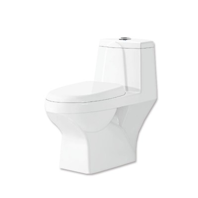 Shower Room Sanitary Ware Square Floor Type Ceramic Toilet