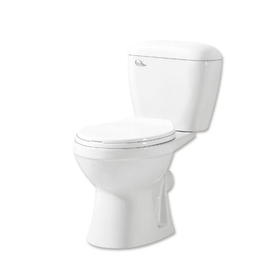 Two Piece Sanitary Ware White Ceramic Wash Down Wc Toilet