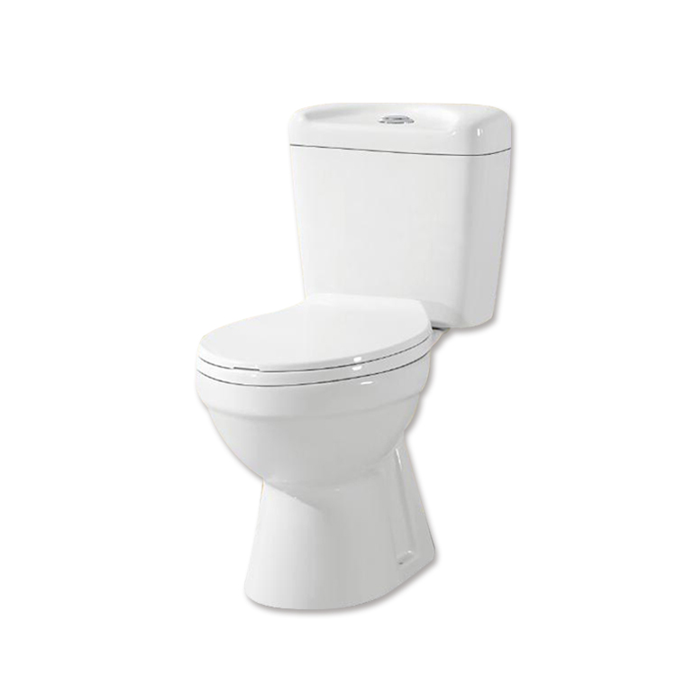 Sanitary Ware Ceramic Two Piece Toilet Floor Mounted WC